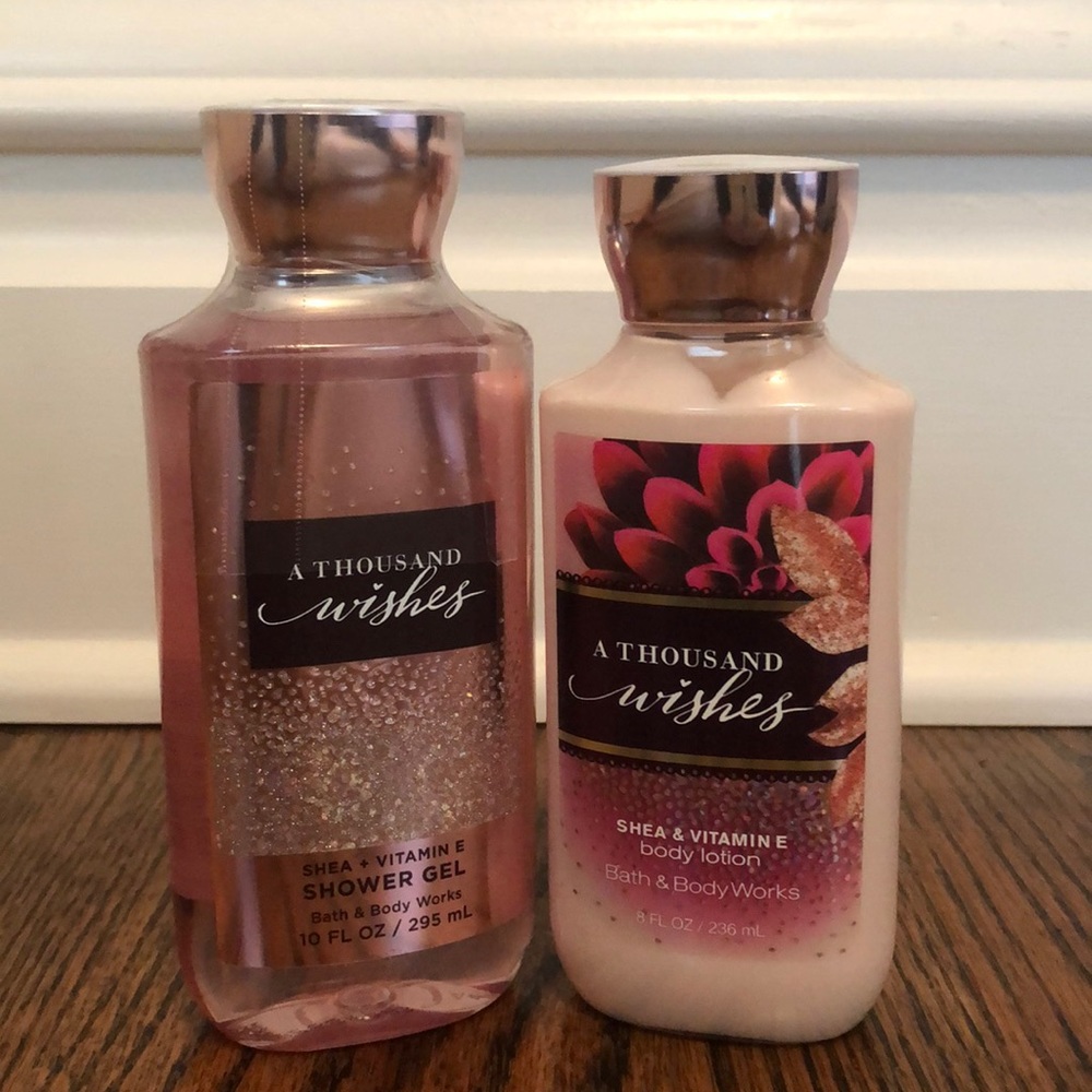 Bath & body works shower gel and lotion bundle